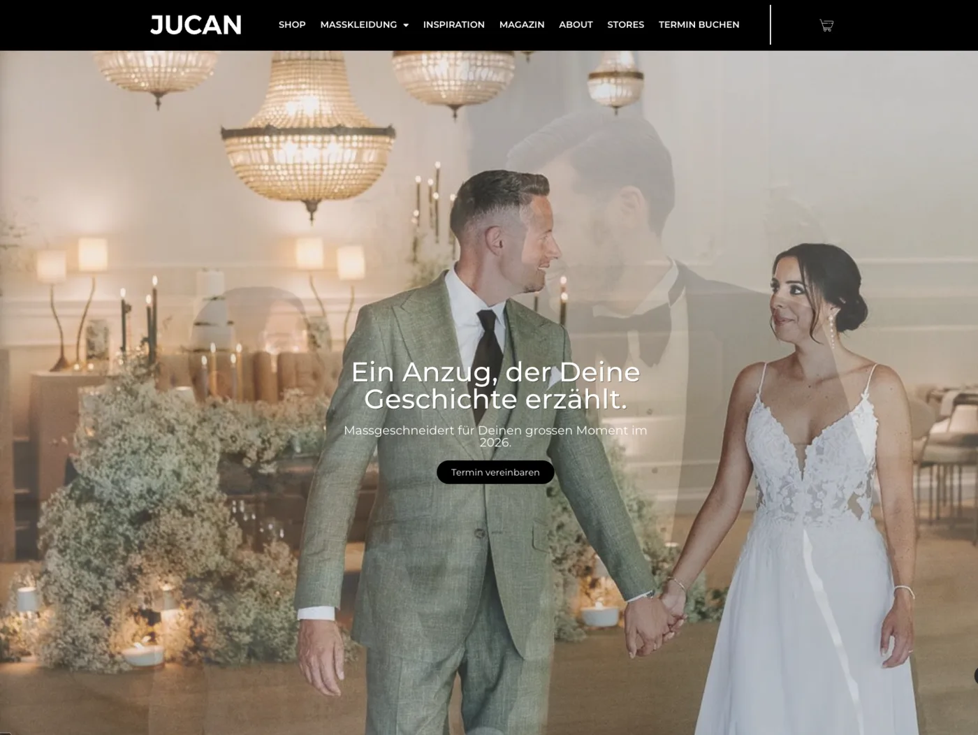 JUCAN Tailored Suits — Website, Shopify store and branding for Zurich's #1 tailored suit brand