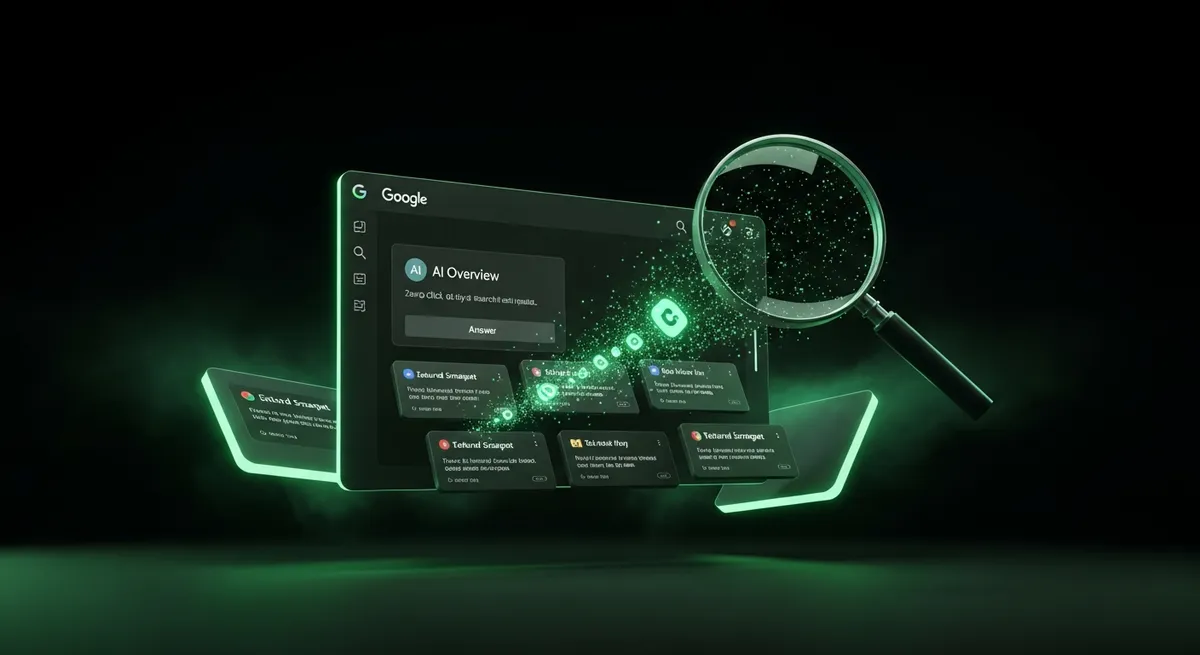 Zero-Click Search Strategie 2026 — Sichtbarkeit in Google-Suchergebnissen ohne Klicks