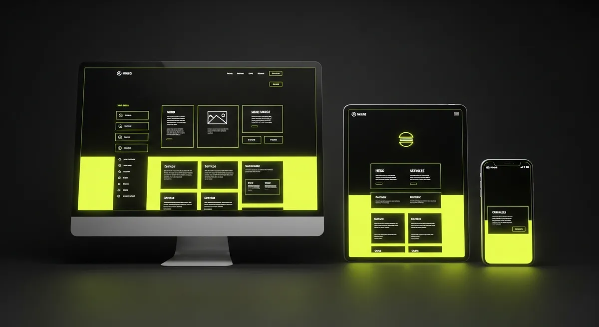 Webdesign Agentur Zurich — Responsive Website-Entwicklung fur Desktop, Tablet und Mobile mit modernem UI-Design